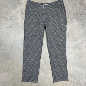 Adidas Gray Patterned Cropped Pants